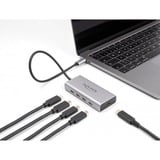 DeLOCK USB 10 Gbps USB-C Hub, Hub USB Gris