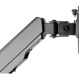 Digitus Poste de travail flexible debout/assis, Support de moniteur Noir