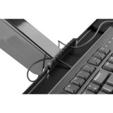 Digitus Poste de travail flexible debout/assis, Support de moniteur Noir