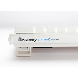 Ducky One 2 Pro Mini RGB clavier gaming mécanique Blanc, Layout BE (AZERTY), Cherry MX2A Brown, 60 %