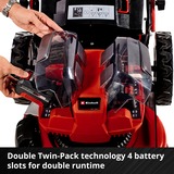 Einhell GE-CM 36/47 S HW Li Batterie Noir, Rouge, Tondeuse à gazon Rouge/Noir, 47 cm, 3 cm, 6,5 cm, 700 m², 75 L, 3300 tr/min