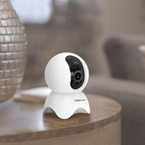 Foscam Caméra wifi X5 avec détection IA des personnes, Caméra de surveillance Blanc, 5 MP