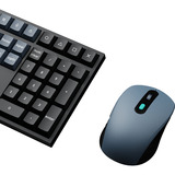 Keychron B36 + BM25 set de bureau sans fil Noir, Layout BE (AZERTY), Mécanique des ciseaux, 100%, Bluetooth, 2.4GHz