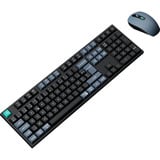Keychron Clavier B36 + souris BM25, set de bureau Noir/gris, Layout BE, Mécanique des ciseaux, BE Layout, Scissor switches, Bluetooth, 2.4GHz