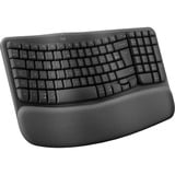 Logitech Wave Keys clavier Noir, Layout BE (AZERTY)
