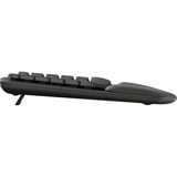 Logitech Wave Keys clavier Noir, Layout BE (AZERTY)