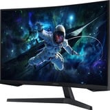 SAMSUNG Odyssey G5 G55C 32" Moniteur gaming incurvé  Noir, 1x HDMI, 1x DisplayPort, 165 Hz