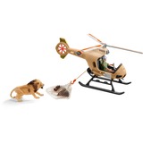 Schleich Wild Life - Sauvetage d'animaux par hélicoptère, Figurine 42476