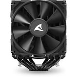 Sharkoon A60 Refroidisseur CPU Noir, Connecteur de ventilateur PWM à 4 broches