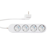 Shelly Power Strip Gen4 multiprise à 4 prises Blanc, 4x prises, Wi-Fi, Bluetooth, Zigbee