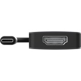 Sitecom 5 en 1 USB-C Power Delivery Multiport Adapter, Hub USB Gris