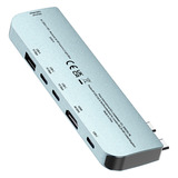 Sitecom 6-en-2 MacBook Air Multiport Hub, Station d'accueil Bleu clair