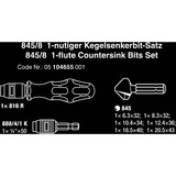 Wera 845/8 Jeu d'embouts de fraisage, 8 pièces, Set d'embouts de vissage Noir/Vert