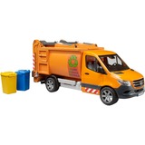 bruder Mercedes Benz Sprinter, camion poubelle municipal, Modèle réduit de voiture Échelle 1:16