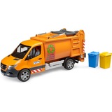 bruder Mercedes Benz Sprinter, camion poubelle municipal, Modèle réduit de voiture Échelle 1:16