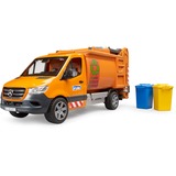 bruder Mercedes Benz Sprinter, camion poubelle municipal, Modèle réduit de voiture Échelle 1:16
