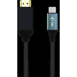 i-tec USB-C > HDMI, Câble Noir, 2 mètres, 4K 60 Hz