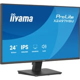 iiyama ProLite X2497HSU-B1 23.8" Moniteur  Noir, 120 Hz, HDMI, DisplayPort, USB-C