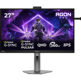 AOC AGON PRO AG276QSG2 27" Moniteur gaming  Noir/gris, 68,6 cm (27"), 2560 x 1440 pixels, 1 ms, Noir, Gris