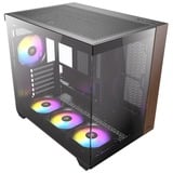 Antec CX800 Wood ARGB boîtier midi tower Noir | 2x USB-A | Window