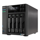 Asustor Asustor Lockerstor 4 AS6704T V2  2GE/4x3, NAS Noir