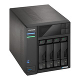 Asustor Lockerstor 4 Gen2+ AS6704T v2, NAS Noir, 2x 5G LAN, HDMI, USB