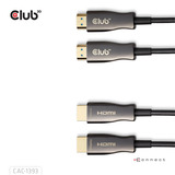 Club 3D Câble hybride AOC HDMI Noir, 50 mètres
