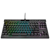 Corsair K70 RGB TKL CHAMPION SERIES clavier gaming mécanique Noir, Layout BE (AZERTY), Corsair OPX, 80 % (TKL), LED RGB, TKL, PBT double-shot