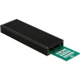DeLOCK Boîtier externe USB-C Combo pour SSD M.2 NVMe PCIe ou SATA, Boîtier disque dur Noir