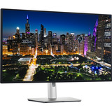 Dell UltraSharp U3225QE 31.5" 4K Ultra HD Moniteur Noir/argent, 1x DisplayPort, 1x HDMI, 3x USB-C, 5x USB-A, 2x Thunderbolt, 1x RJ-45, 120 Hz