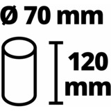 Einhell 2351135 Accessoire et fourniture pour aspirateur Aspirateur sans sac Filtre Aspirateur sans sac, Filtre, Noir, 10 L, Einhell, Einhell TE-VC 18/10 Li