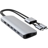 Hyper HyperDrive VIPER 10-en-2 USB-C Hub, Station d'accueil Argent