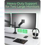 ICY BOX ICY BOX IB-MS702-T, Support de moniteur Noir