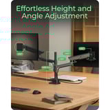 ICY BOX ICY BOX IB-MS702-T, Support de moniteur Noir