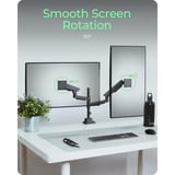 ICY BOX ICY BOX IB-MS702-T, Support de moniteur Noir