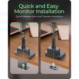 ICY BOX ICY BOX IB-MS702-T, Support de moniteur Noir