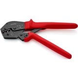 KNIPEX Pince à sertir 97 52 06 Rouge/Noir, Sertissage ovale, Ressort d'ouverture