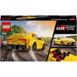 LEGO Speed Champions - Toyota GR Supra, Jouets de construction Jaune/Noir, 76901