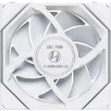 Lian Li UNI FAN TL120 LCD Wireless Triple Pack, Ventilateur de boîtier Blanc, 4 broches PWM + 1x 9 broches USB, contrôleur inclus