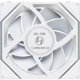 Lian Li UNI FAN TL 120 LCD Wireless ventilateurs de boîtier RGB  Blanc, 3 pièces, 120 x 124 x 28 mm, PWM, 1x 9 broches USB, contrôleur inclus