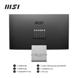 MSI Moderne MD271UL 27" 4K Ultra HD Moniteur Gris, 2x HDMI, DisplayPort, USB-C (DP Alt+65W PD)