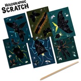 SES Creative Dessins holographiques à gratter - Insectes, Bricolage 14208