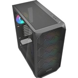 Sharkoon AK3 RGB boîtier midi tower Noir | 2x USB-A | 1x USB-C | RGB | Window