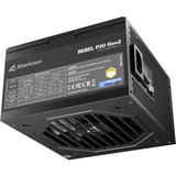 Sharkoon Rebel P20 Gen2 1000 alimentation modulaire 1000 watt Noir, 1x 12V-2x6, 3x PCIe