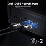 UGREEN NASync DXP6800 Pro Gris, 2x 10GbE, HDMI, Thunderbolt 4