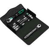 Wera Kraftform Compact Zyklop MS1 Clé à cliquet métal/vitesse, 1/4", Clè dynamométrique Noir/Vert, 2 pièces