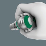 Wera Kraftform Compact Zyklop MS1 Clé à cliquet métal/vitesse, 1/4", Clè dynamométrique Noir/Vert, 2 pièces