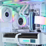 ALTERNATE Pure Lian Li White R7-5090, PC gaming Blanc, Ryzen 7 9850X3D | RTX 5090 | 64 Go | 4 To SSD