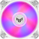 ASUS TUF Gaming TF120 ARGB, Ventilateur de boîtier Blanc/transparent, Refroidisseur d'air, 12 cm, 250 tr/min, 1900 tr/min, Blanc