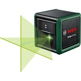 Bosch Quigo Green Niveau de ligne 12 m 500-540 nm (< 10mW), Laser Cross Ligne Vert/Noir, 12 m, 0,6 mm/m, 4°, 6 s, 500-540 nm (< 10mW), Niveau de ligne